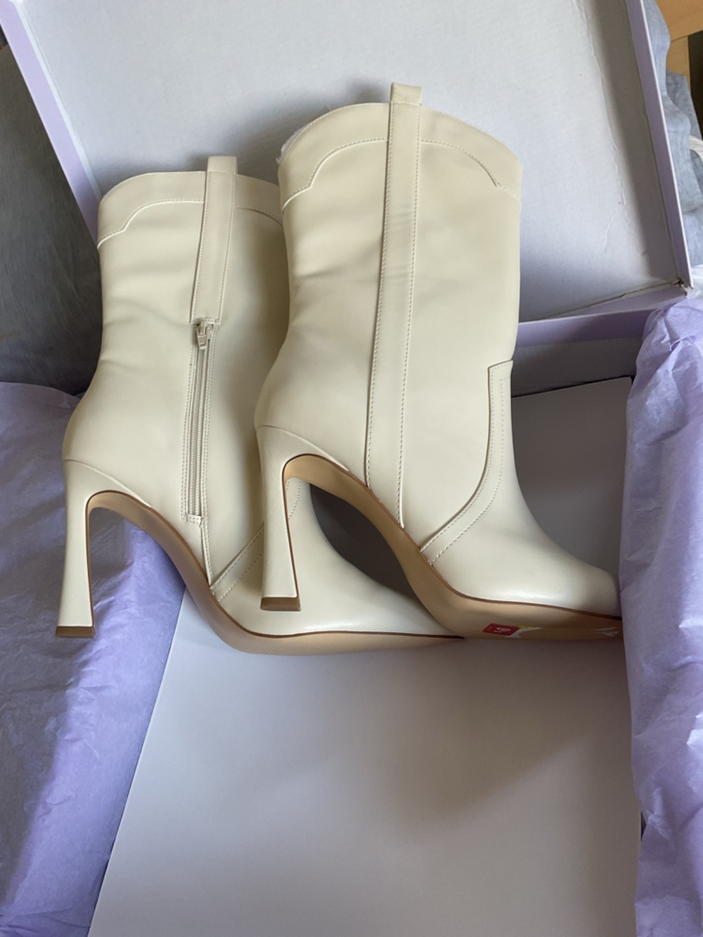 New Madden Girl Western Heeled Booties